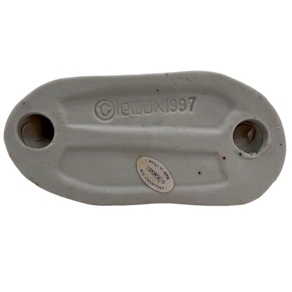 Vintage Lemax Christmas Village Suppertime Porcelain 1997 w/Box 73225 Park Bench - Picture 6 of 10